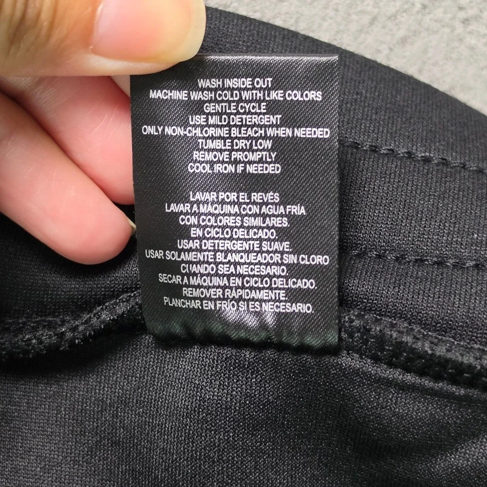 32 Degrees Tech Fleece Shorts Mens L Black Drawstring Lounge Gym Athleisure